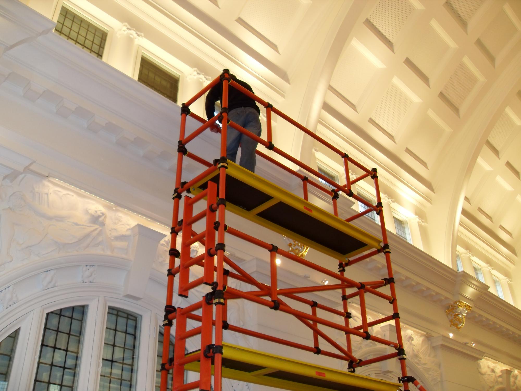 Fibreglass Scaffold Towers GRP Scaffold Tower Working at Height